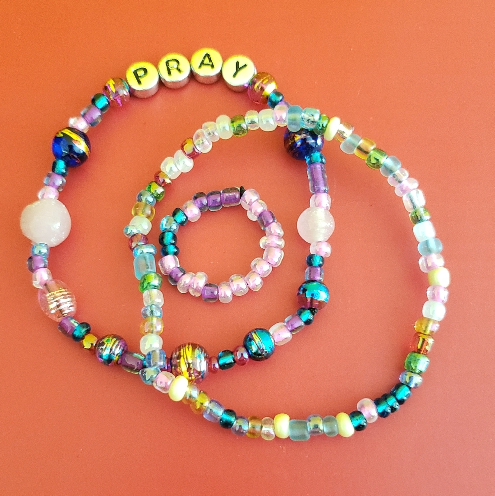 Pray Bracelets and Flexi Ring